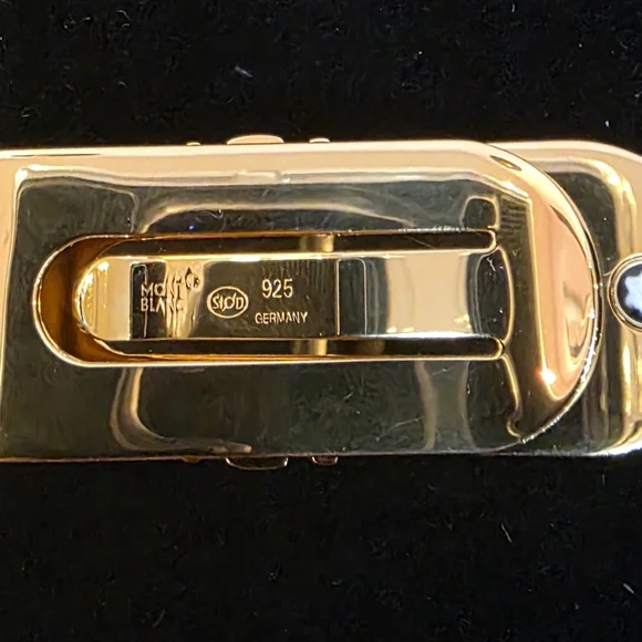 Montblanc Gold Vermeil/ 925 Silver Money Clip. Made In Germany (NWT) - Picture 10 of 17